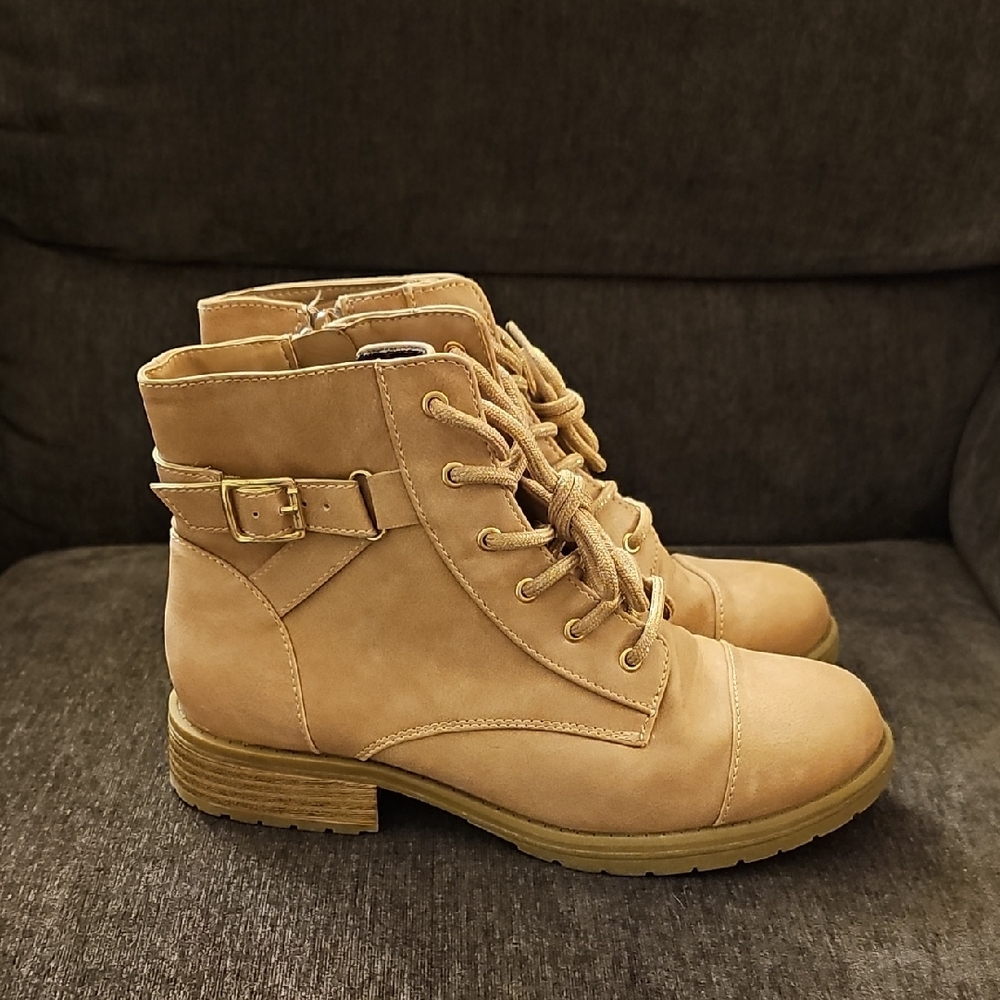 Madden Girl Lace-Up Ankle Boots